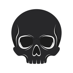 skull on black