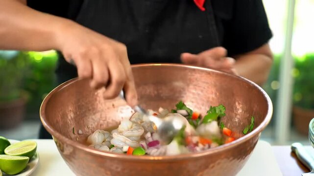 Shrimp Ceviche Fresh Ingredients & Authentic Recipe