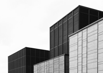 Geometric architecture Building Exterior Steel Cladding Facade Architecture details