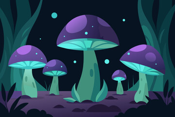 Fototapeta premium mushroom in the forest