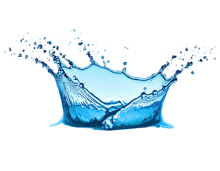 Vibrant water splash