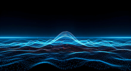 Data technology background. Abstract background. Connecting dots and lines on dark background. Digital background 3D rendering. 4k.