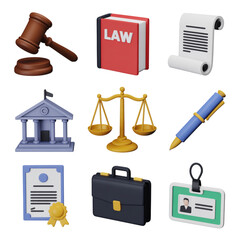 Collection Of Law And Legal Icons On A Black Background justice court isolated on a transparent background