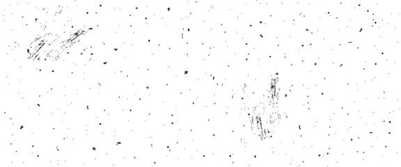 Speckled gritty background. Grain dot texture with noise. Abstract grunge monochrome wallpaper. Black spots on white background. Vector illustration.
