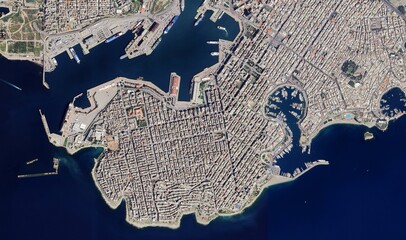 Athens, Greece: High-Resolution Aerial View of the Dense Cityscape and Acropolis