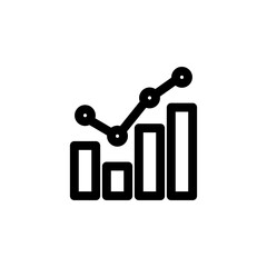 Graph Icon for Data and Statistics