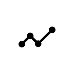 Chart Line Icon for Data and Trends