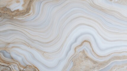 Obraz premium Close-Up Symmetrical Swirling Marble Texture: Subtle Veining Exudes Elegance and Grace
