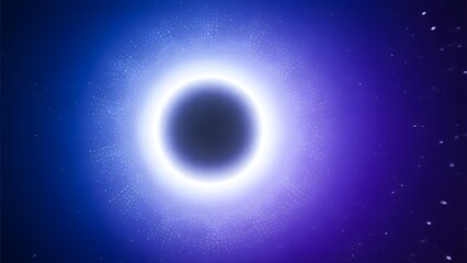 A rendering of an eclipse in space