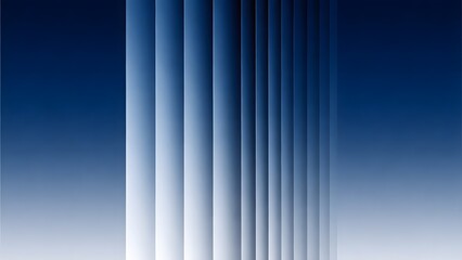 A series of vertical bars against a blue gradient background