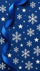 Elegant winter-themed mobile wallpaper