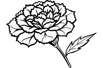 vector drawing of a flower