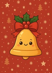 Cute festive bell design