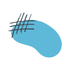 Abstract Organic Shape Illustration