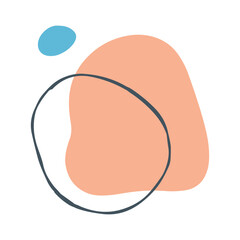 Abstract Organic Shape Illustration
