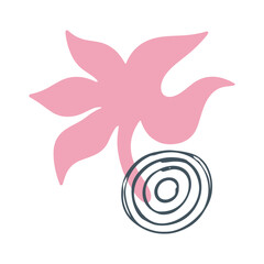 Abstract Organic Shape Illustration
