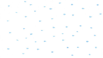 雨t159-0,Hand drawn blue water drop pattern on white background