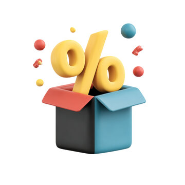 Percentage box Offer Sale Discount.
