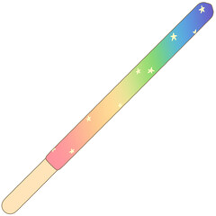 빼빼로_무지개토핑_리본없음