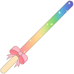 빼빼로_무지개토핑_리본없음