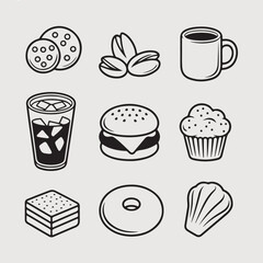fast food icons