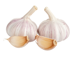 Two whole heads of garlic and cloves