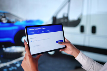 African American Car Insurance Agent Filing Accident Claim