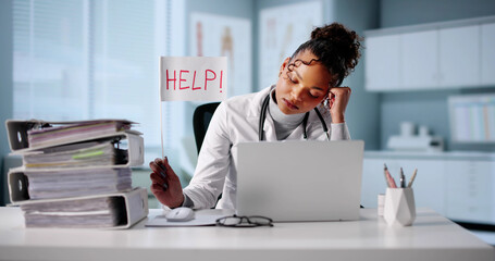 Hospital Crisis: Doctor Bored And Stressed By Amount