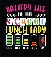 Battery of the School Lunch Lady – Funny Cafeteria Power Quote