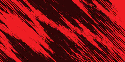 black red dragon decal brush fire volcano lava sakura Asia Japan anime style illustration sporty background. modern © moh