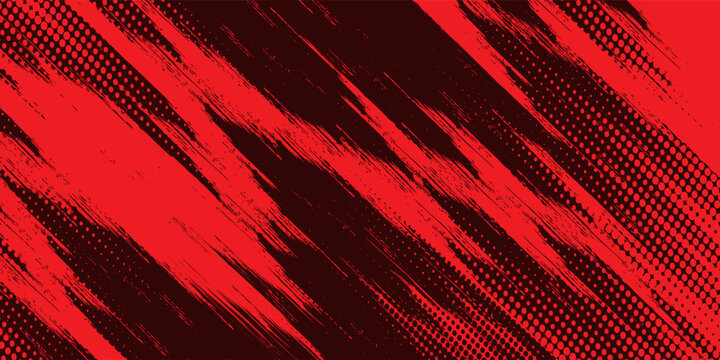 black red dragon decal brush fire volcano lava sakura Asia Japan anime style illustration sporty background. modern