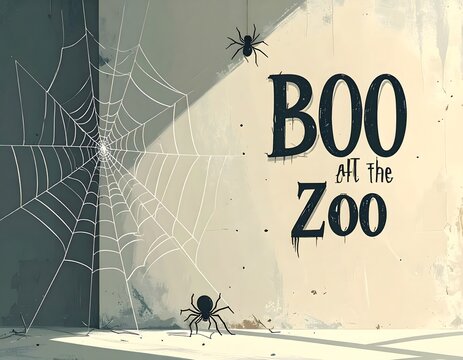 Boo at the Zoo Halloween Scene