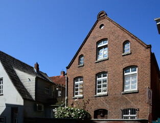 Historical Buildings in the Old Town of Aurich, Lower Saxony