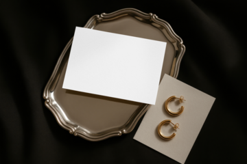 Elegant jewelry display mockup png, transparent design