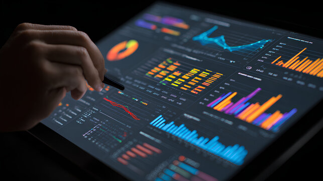 Business and technical analysts can use charts, indicators and KPIs with the business analysis dashboard to analyze performance and generate depth reports for managing big data operations. - Powered by Adobe