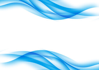 FRAME BORDER LIGHT BLUE WAVE ABSTRACT BACKGROUND SIMPLE DESIGN