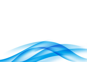 SIMPLE DESIGN LIGHT BLUE WAVE ABSTRACT BACKGROUND