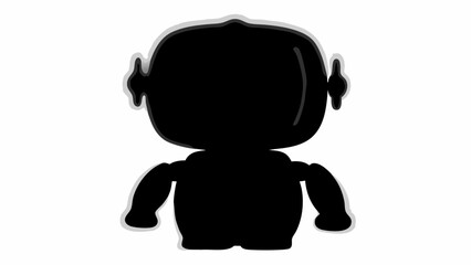 baby with headphones