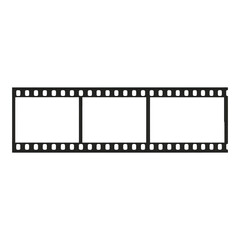 Obraz premium PNG Blank film strip template.