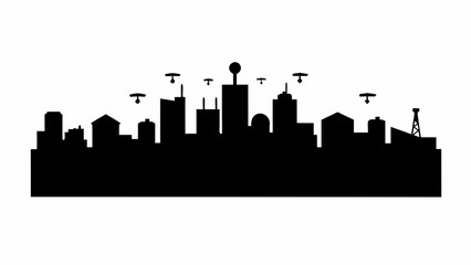 city skyline silhouette