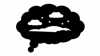 vector illustration of a rain