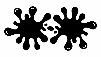 vector illustration of a splash of paint