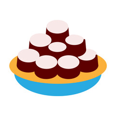 Traditional sweets plate