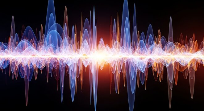 Colorful Sound Waves for Digital Design and Music Promotion