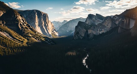 Fototapeta premium Majestic Mountain Landscape for Travel Advertising