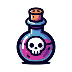 Halloween potions illustration design