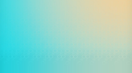 Blurred Hexagon Pattern Light Blue to Beige Gradient with Geometric Honeycomb Elements