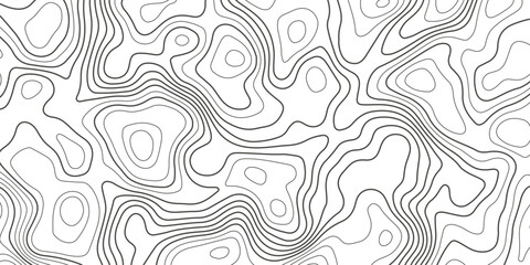 Topographic map background with geographic grid for hiking and mountain sport. luxury topographic wavy pattern and geographic grid map design. paper texture Imitation of a geographical map shade.