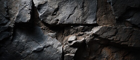 Detailed stone wall texture background