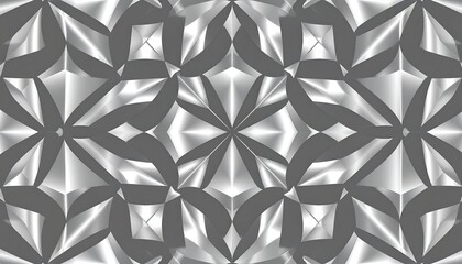 Silver geometric repeating pattern